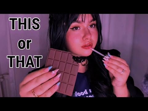 ASMR This or That {Fast Mouth Sounds, Lipgloss Application, Hand Sounds/ Movements}