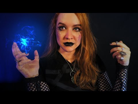 Demon plucks away your negative energy 🖤 [ASMR]