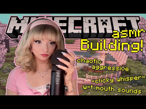 ASMR Building a Cute Minecraft House