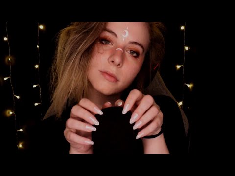 ASMR | slow mic scratching, soft ear blowing & breathing sounds - foam cover, no talking