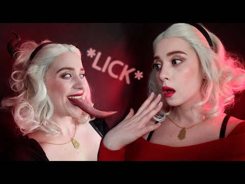 АСМР ЛЕДЕНЯЩИЙ ДУШУ ЛИКИНГ САБРИНЫ СПЕЛЛМАН 😈👅 | ASMR CHILLING LICKING OF SABRINA SPELLMAN
