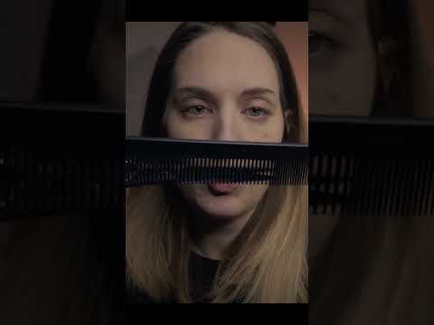 ASMR A Very Precise Haircut ✂️  #shorts
