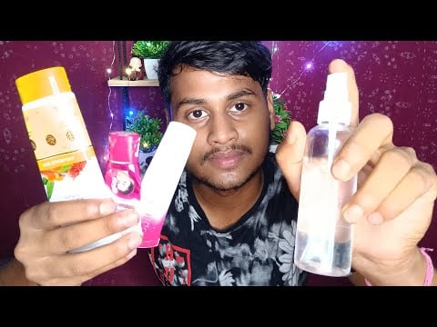 ASMR Fast Relaxing Doing Your Skincare ✨ And Massage 💆🏻‍♀️