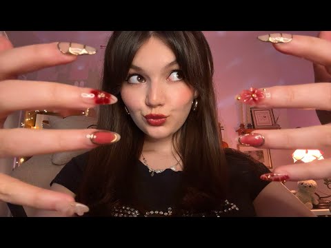 ASMR | Upclose Whispers, Mouth Sounds, Hand Sounds and Camera Tapping 