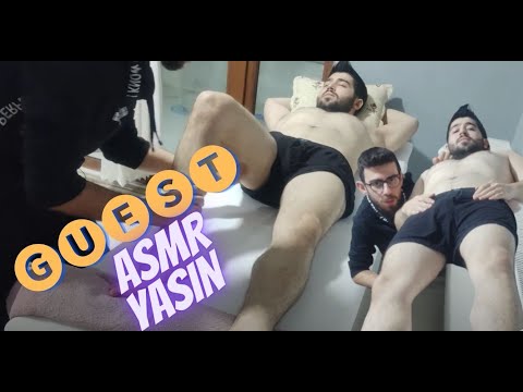 ASMR YASİN GUEST MASSAGE LEG AND FOOT MASSAGE IS AWESOME #asmr #leg #foot #awesome #gues #asmryasin