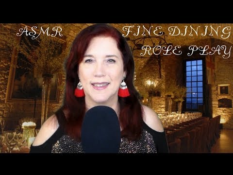 ASMR CASTLE ARMS HOTEL FINE DINING RP SOFT SPOKEN WHISPERED