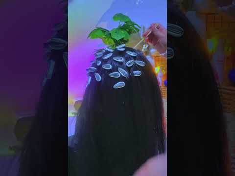 when your children play your hair