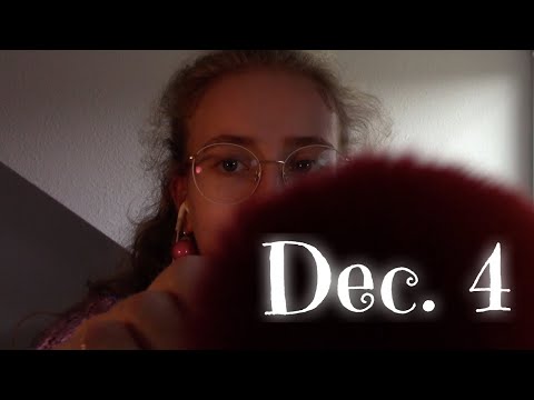 ASMR || Brushing your pretty little face 🥰🌸  (Advent calendar 2021)