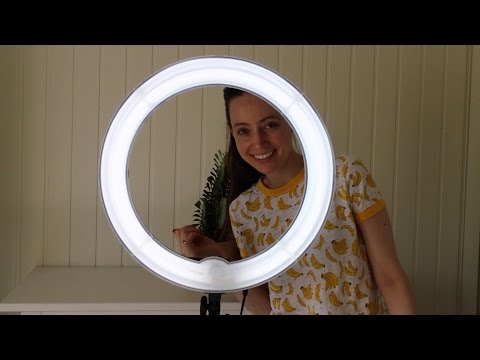 ASMR Whisper Unboxing Prismatic Halo Ring Light | First Impression Review