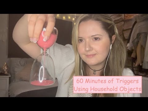 ASMR | 60 Minutes of Triggers Using Household Objects