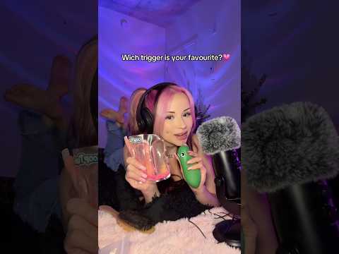 Wich trigger is ur favourite?💗 #asmr #asmrshorts #asmrtriggers #karma #asmrvideo #asmrsounds