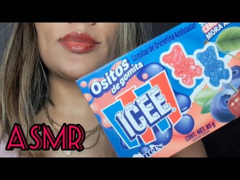 ASMR | OSITOS DE GOMITA ICEE 🫐🍒 Aciditos | Sonidos relajantes | si tengo tiktok e instagram 😁