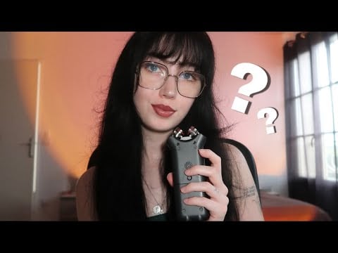 J'ai une annonce à vous faire....*ASMR chuchotements*