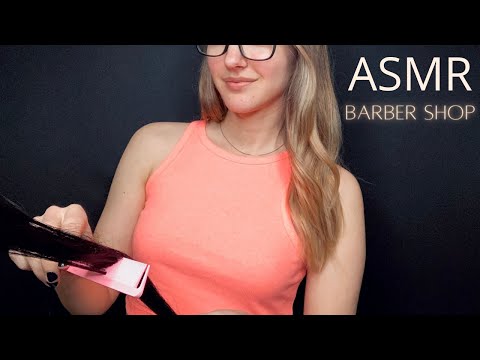 ASMR Barbershop - Relaxing Haircut l Soft Spoken Roleplay