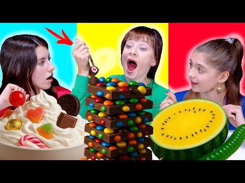 Taste the Challenge: ASMR Compilation of Big, Medium, and Small Foods