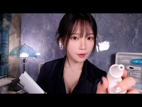 ASMR(Sub✔)돌아온 체온계 테스트실에서 극강의 팅글과 이너디블 같은 토킹Thermometer Test Room Tingle and Inaudible Talking