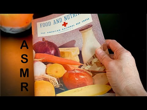 Vintage Food and Nutrition Booklet Flip Through - Soft Spoken ASMR