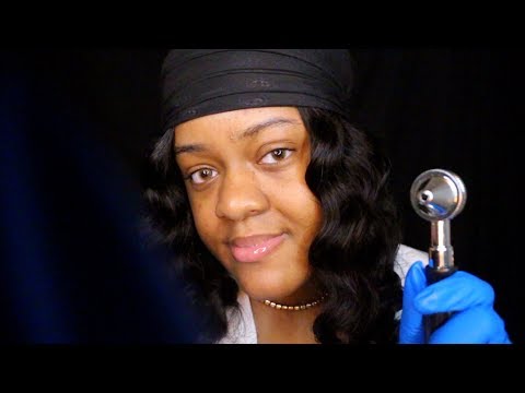 ASMR | Relaxing Face Examination & Treatment for Sleep ♡