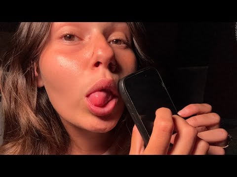 ASMR WET Mouth Sounds + Phone Tapping!📲