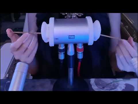 10 Triggers Ear Cleaning ASMR: Feather, Cotton Swabs, Puff & Ear Massage / 1Hr (No Talking)