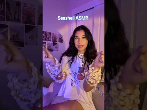 Satisfying seashell sounds ASMR #asmrcommunity #asmrsounds