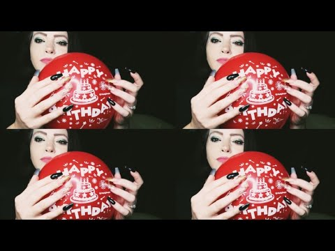 ASMR | BALLOON POPPING / SCRATCHING BIRTHDAY BALLOONS | BALLOON SOUNDS *QUICK VIDEO*