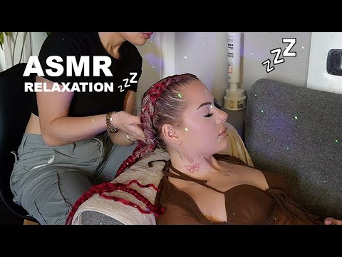 ASMR I MASSAGE CRÂNIEN et SOIN CAPILLAIRE (relaxation, massage, détente profonde)