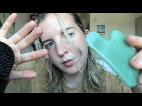 Doing Your Skincare ASMR | personal attention, hand movements, close whispers