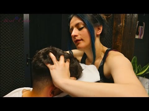 ASMR MASSSAGE - Facial & Back Chair Massage By Melek