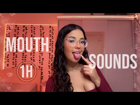 ASMR - 1H SONS DE BOCA com SENSIBILIDADE MÁXIMA 👄 | wet mouth sounds (no talking)