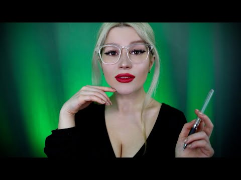 ASMR therapist asks you personal questions 🖤 Roleplay, writing sounds, whispers, personal attention