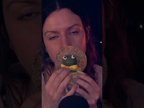 ASMR Frog :) #asmr #asmrtapping #asmrscratching