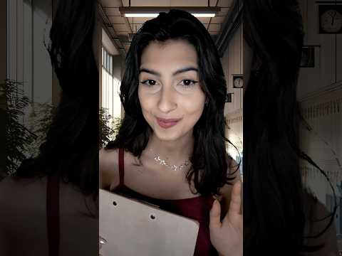 ASMR Garota popular te faz perguntas ✍️🏻