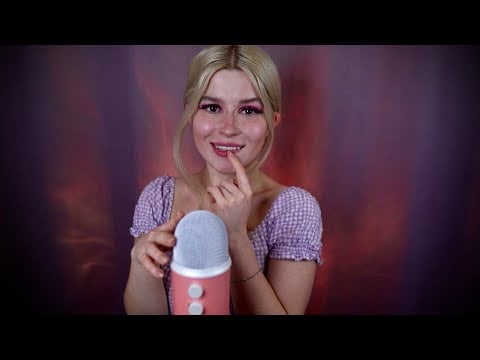 ASMR unintelligible whispers & mouth sounds for your sleep 💤 Tongue fluttering, clicking, kisses
