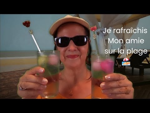 Asmr français, Rôleplay. "Je rafraichis mon amie sur la plage" 🏖
