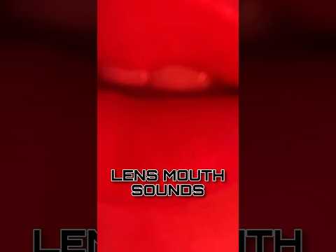 ASMR LENS MOUTH SOUNDS #asmr #shorts #relax