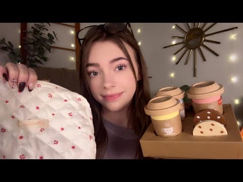 ASMR Wooden Skincare & Makeup 🪵 (layered sounds, personal attention)