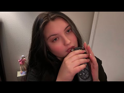 asmr mic biting/tongue fluttering/mic tapping/mouth sounds/hand movements *guaranteed sleep*