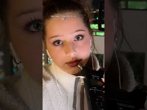 Check out my new video with the Tascam mic #asmrtriggers #tascamasmr #asmrshorts