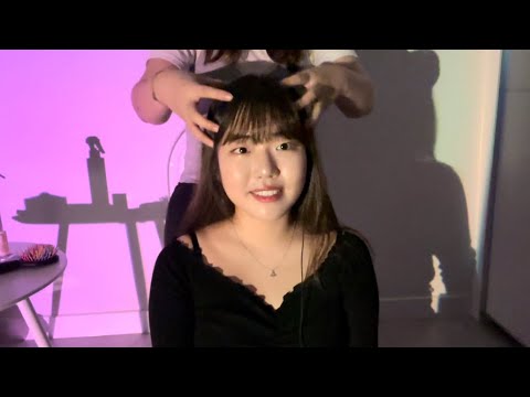 ASMR | 두피 머리 마사지 asmr | 머리 빗는소리 | scalp massage asmr