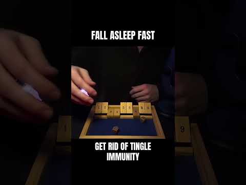 shut the box asmr 😴💤 | asmr soft, inaudible whispers, mouth sounds, tapping & wood sounds 🎲