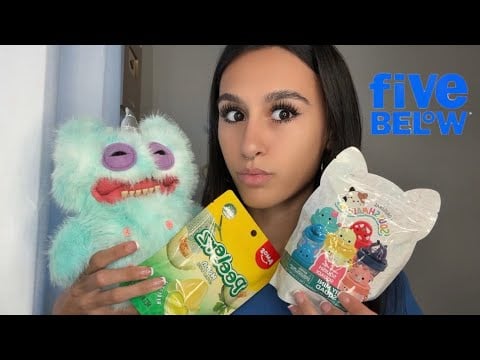 ASMR| RUDE five below worker SCANS your items🙄