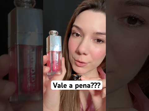 TESTEI O FAMOSO LIP OIL da DIOR 😻 #asmr #gloss #dior