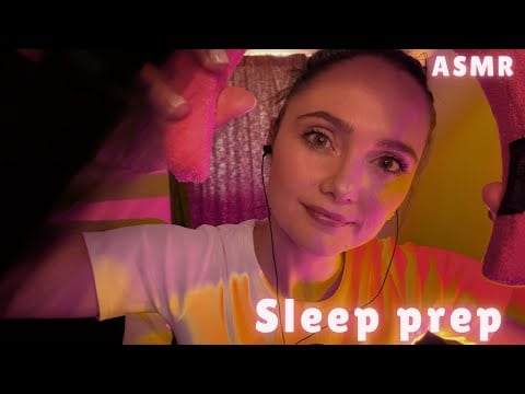 ASMR Pampering you to sleep - Hair brushing, makeup, cleansing.