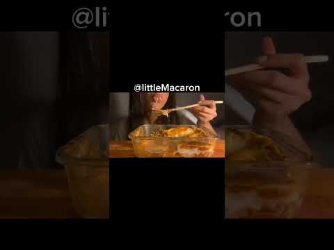 Cheesy Lasagna Mukbang ASMR #shorts