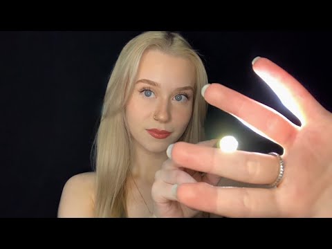 ASMR | Flashlight Triggers For Sleep (Whispered, Follow my Instructions)