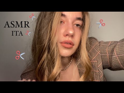 ASMR Roleplay ITA Sono la tua PARRUCCHIERA PERSONALE e TI CURO DOLCEMENTE personal attention for you