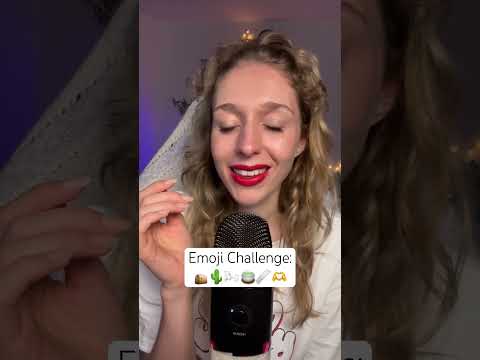 ASMR Challenge!!🎉 #asmr #asmrchallenge #emojichallenge #tingles #whispering