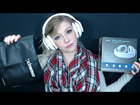 ASMR Headphone Unboxing | Headphones on Mic Trigger | Amazon Riwbox