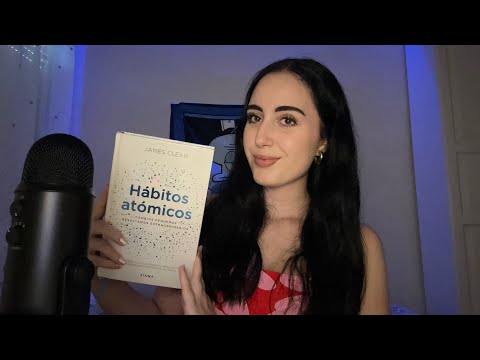 ASMR ~ LEYENDO HÁBITOS ATÓMICOS📚💤 #asmr